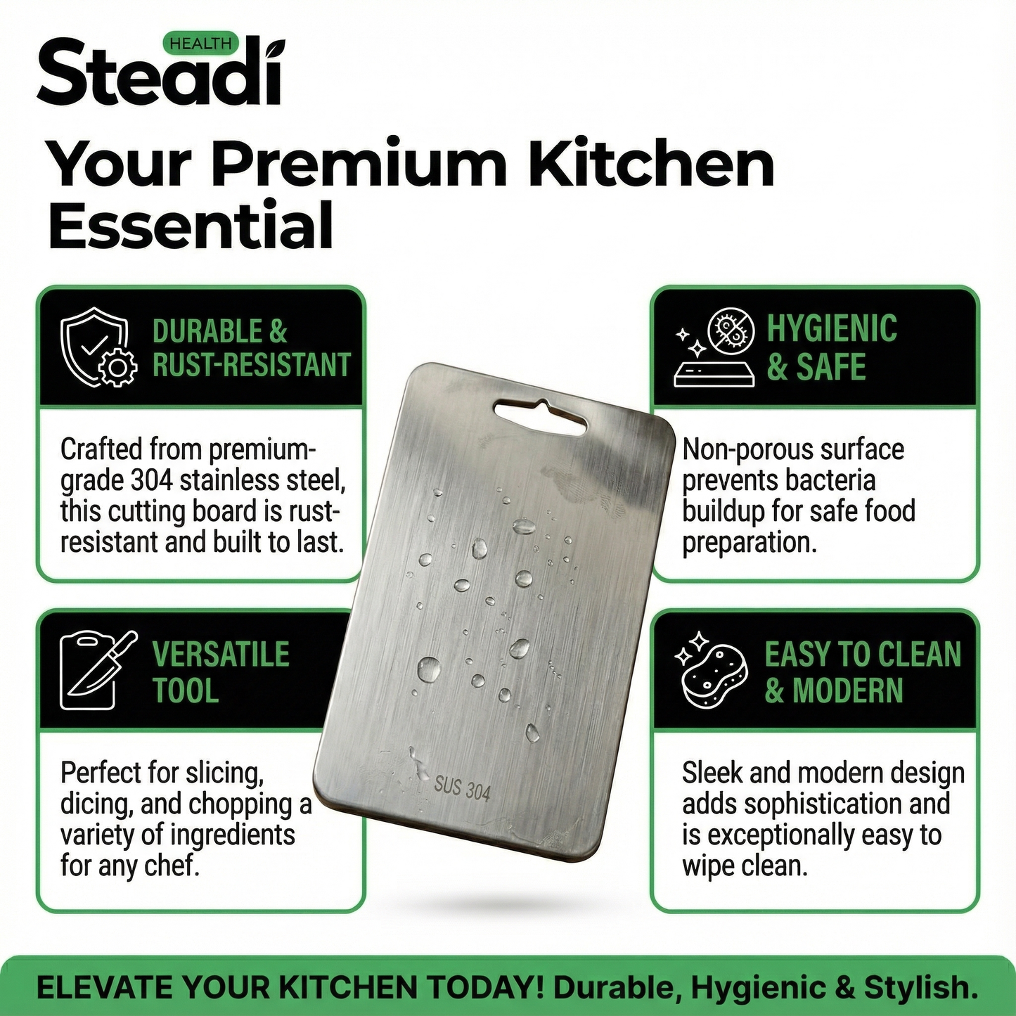 Stainless Steel Cutting Board