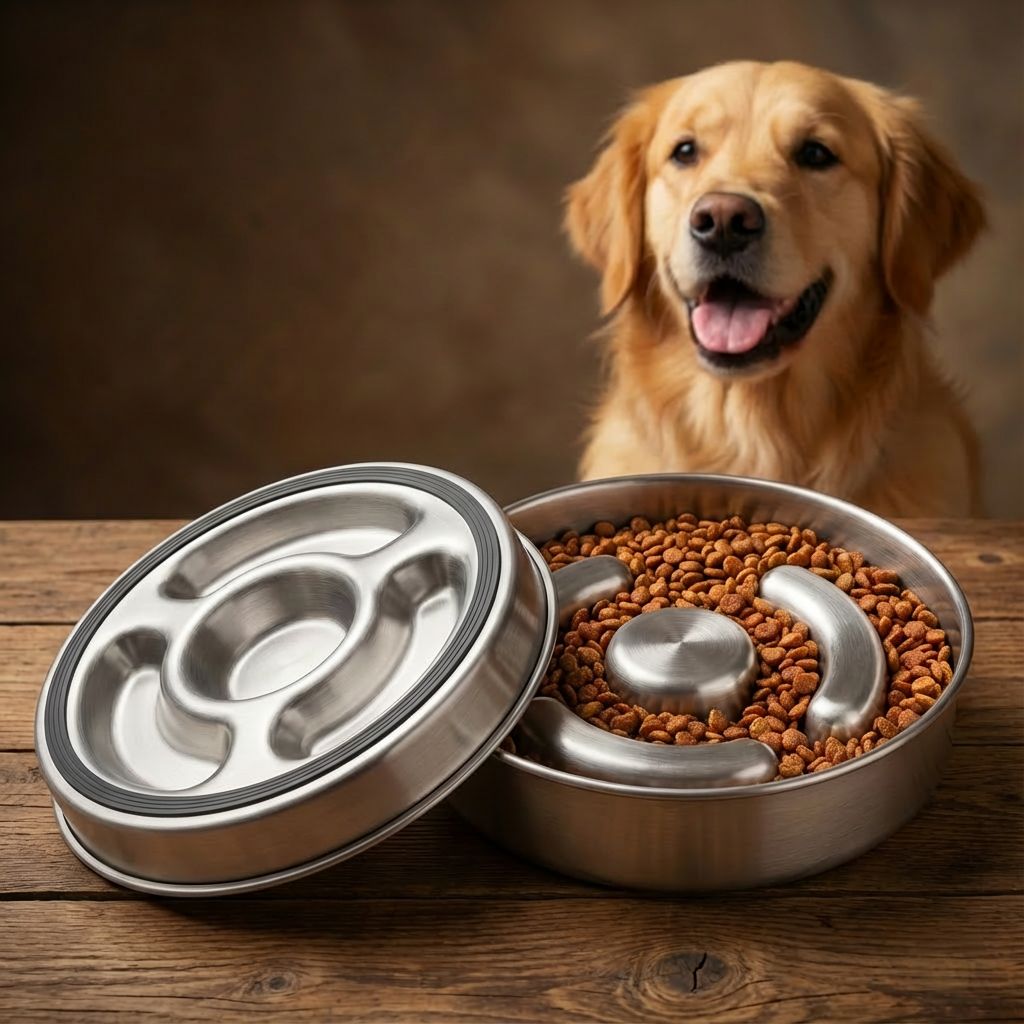 Stainless Steel Pet Slow Feeder