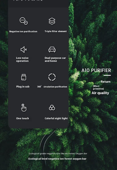 Air Purifier – Dust & Light Filter