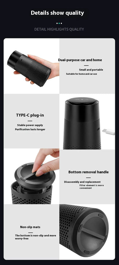 Air Purifier – Dust & Light Filter